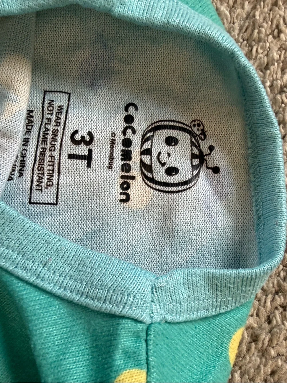 Teal Baby Onesie with Yellow & Navy Whale Print